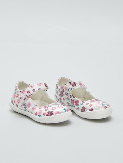 Zapatillas babies con estampado de flores - Kiabi