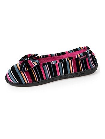 Zapatillas bailarinas cómoda plantilla ergonómica, suela con mujer Isotoner