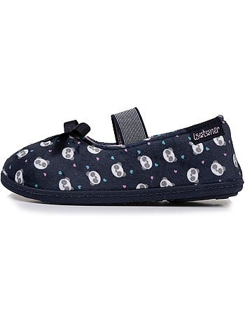 Zapatillas bailarinas con banda elástica de sujeción, suela niña isotoner