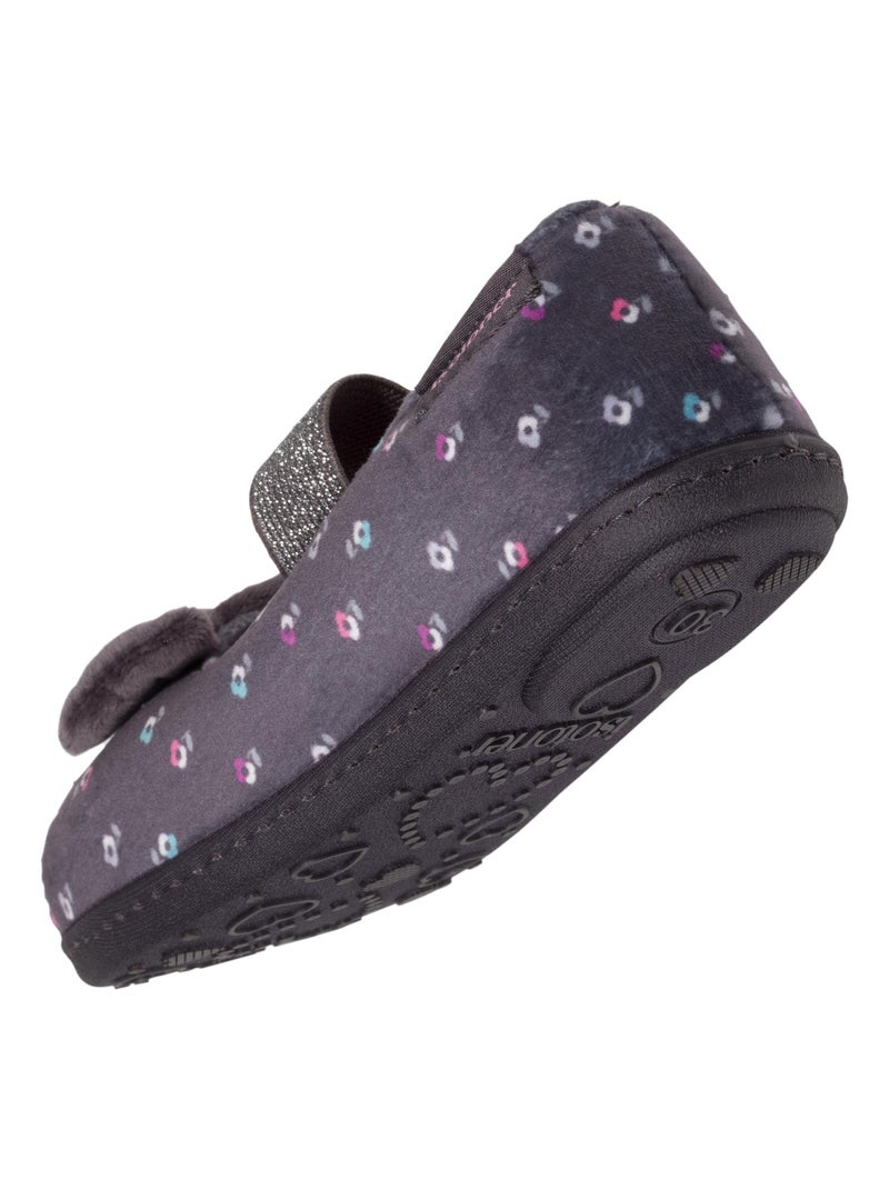 Zapatillas bailarinas con elástico, ligero y cómodo, fácil de niña Isotoner Gris magenta azul - Kiabi