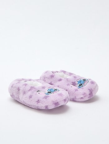 Zapatillas bailarinas de forro polar 'Stitch'