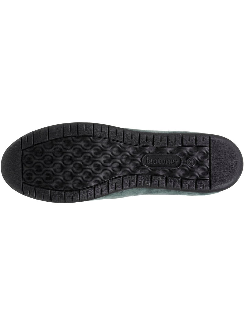 Zapatillas bailarinas flexible, ultra cómoda y ligera, suela mujer isotoner Verde salvia - Kiabi