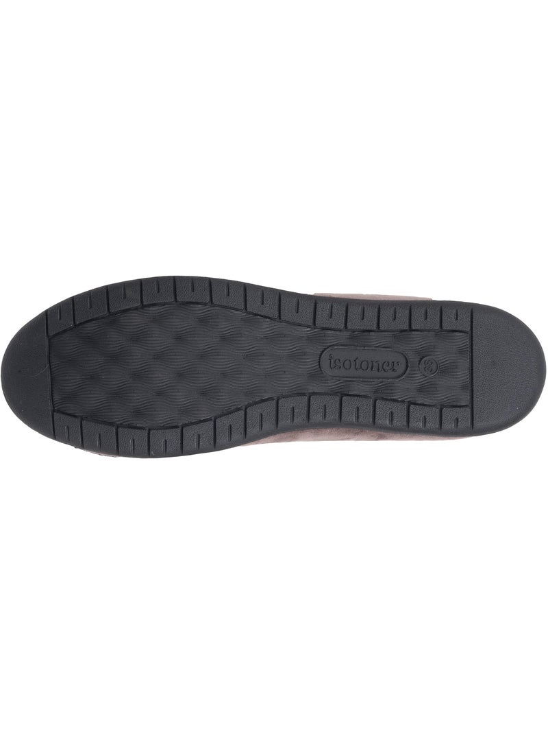 Zapatillas bailarinas flexible, ultracómodo y ligero, mujer isotoner Taupe - Kiabi