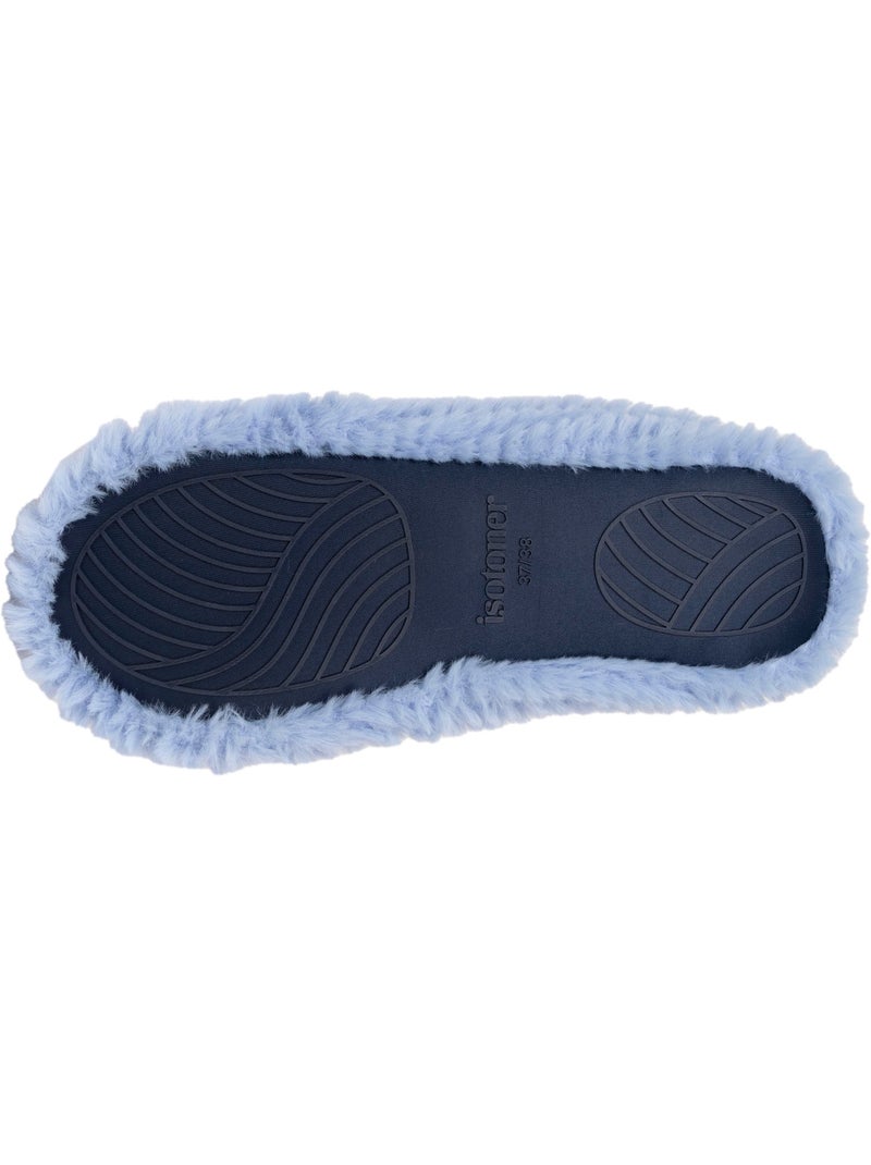 Zapatillas bailarinas imitación de piel, suela antideslizante mujer isotoner Azul Azul - Kiabi