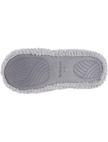 Zapatillas bailarinas imitación de piel, suela antideslizante mujer isotoner