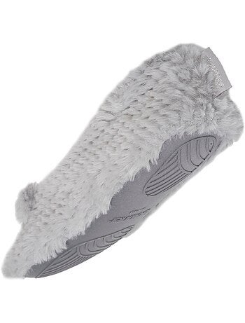 Zapatillas bailarinas imitación de piel, suela antideslizante mujer isotoner
