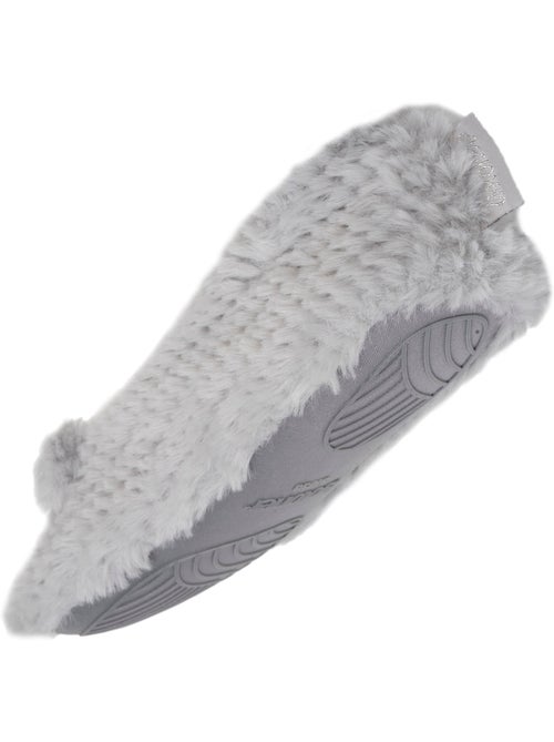 Zapatillas bailarinas imitación de piel, suela antideslizante mujer isotoner - Kiabi