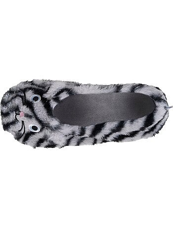 Zapatillas bailarinas imitación de piel, suela de goma mujer
