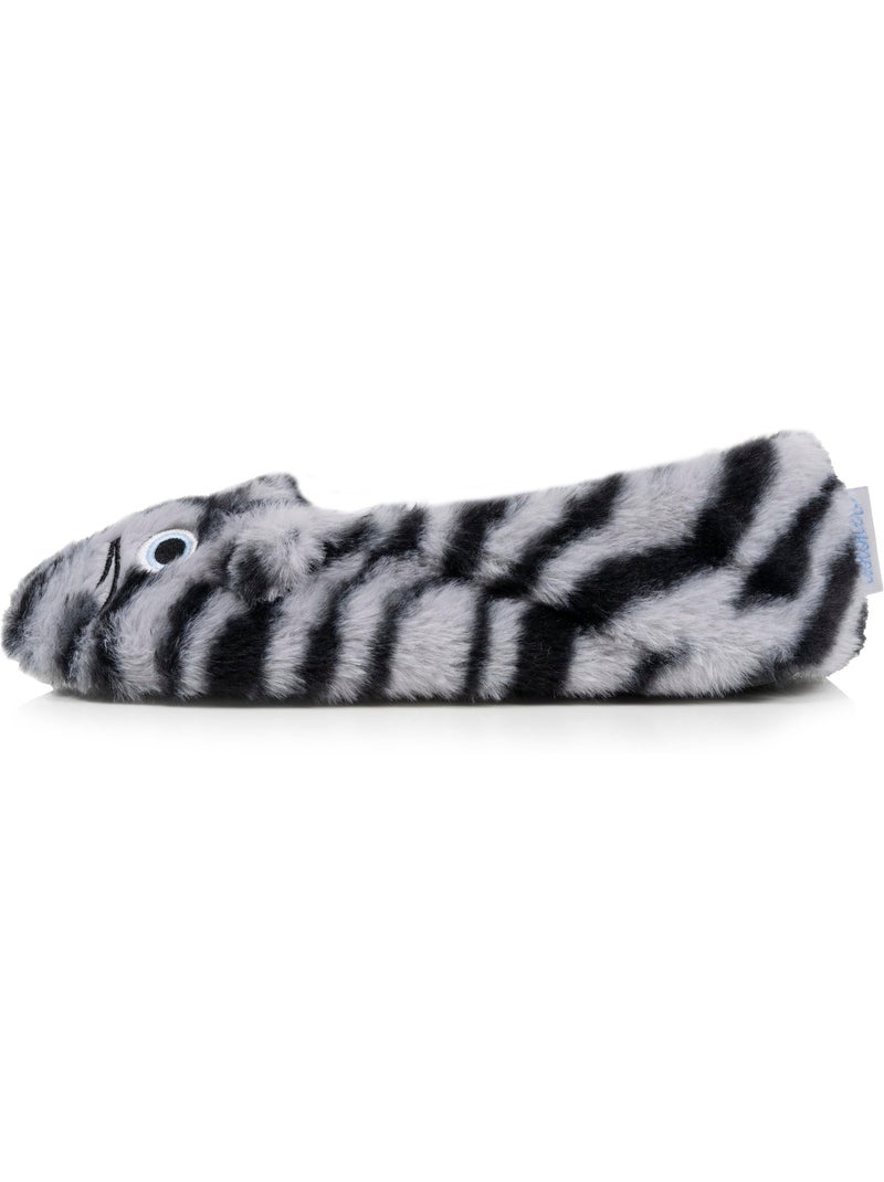 Zapatillas bailarinas imitación de piel, suela de goma mujer Isotoner Blanco Gris antracita Blanco - Kiabi