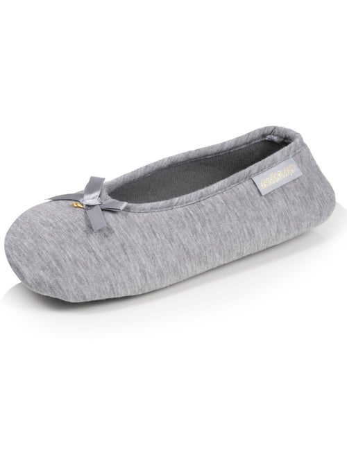 Zapatillas bailarinas jersey, suela de goma antideslizante mujer Isotoner - Kiabi