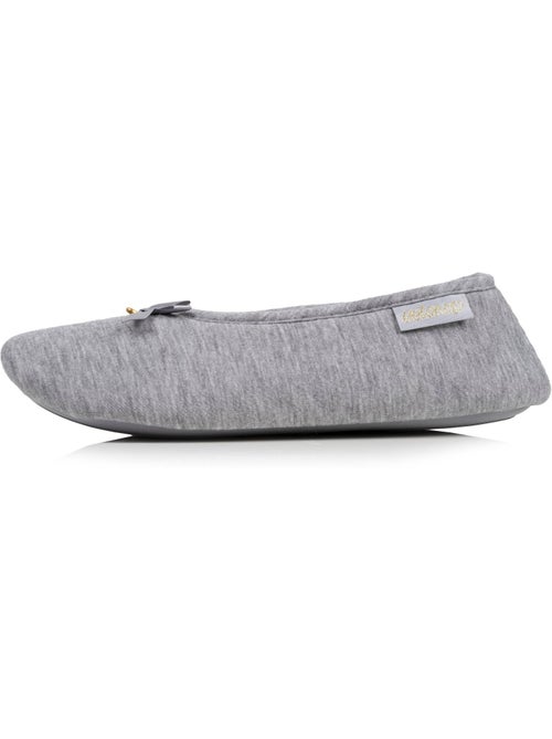 Zapatillas bailarinas jersey, suela de goma antideslizante mujer Isotoner - Kiabi