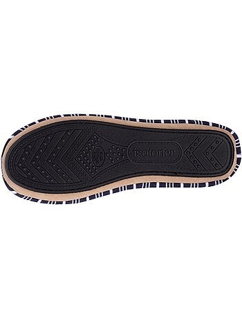Zapatillas bailarinas lazo grande y suela de goma mujer isotoner