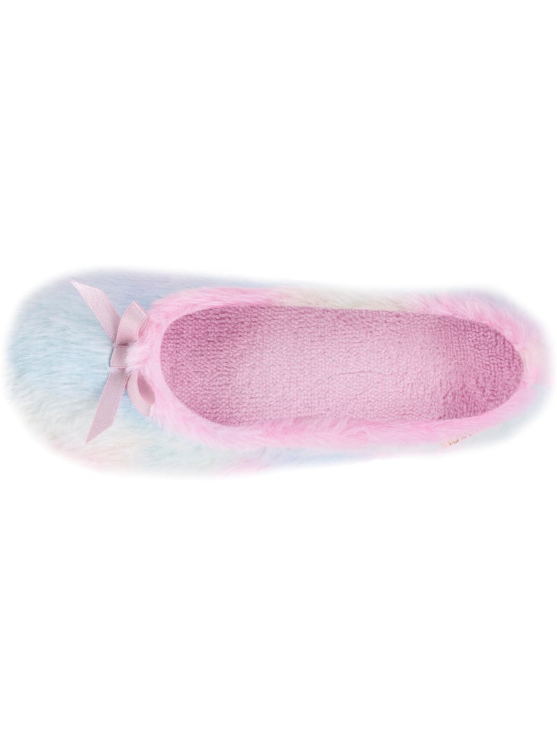 Zapatillas bailarinas ligero y cómodo, fácil de poner niña Isotoner Rosa/Multicolor - Kiabi