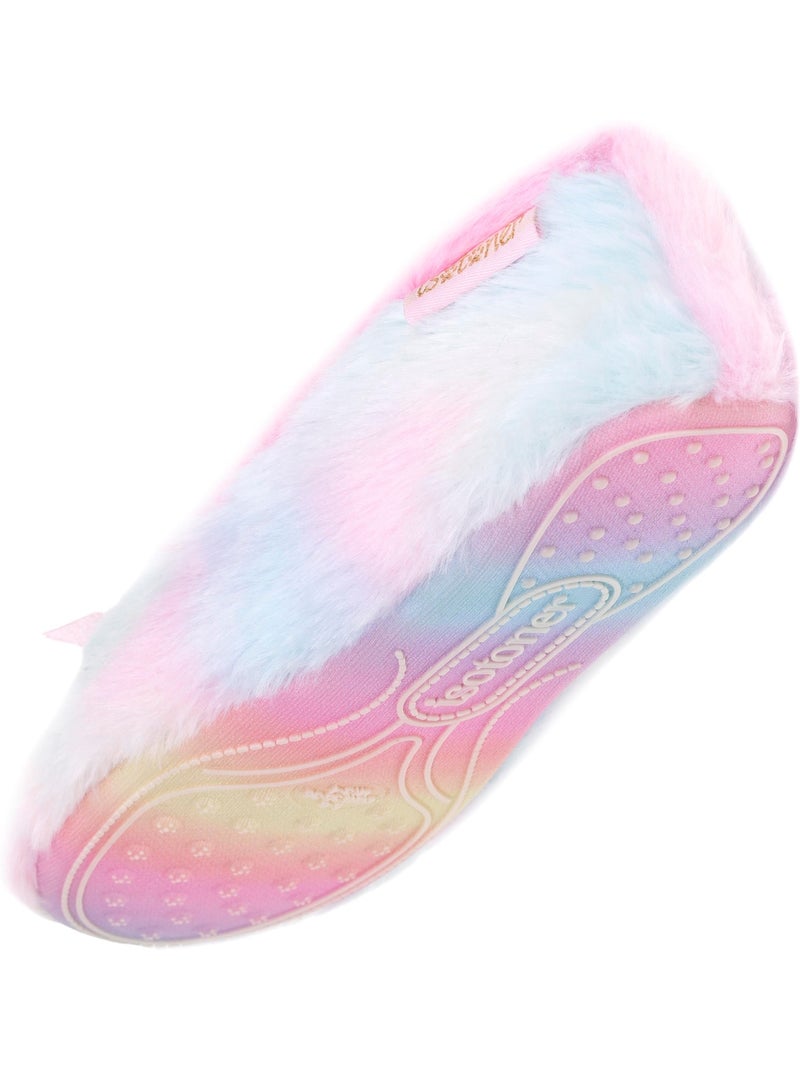 Zapatillas bailarinas ligero y cómodo, fácil de poner niña Isotoner Rosa/Multicolor - Kiabi