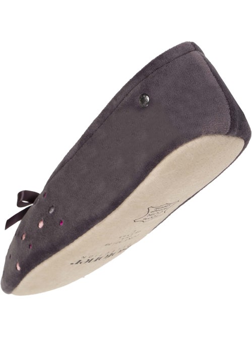 Zapatillas bailarinas lunares bordados mujer - Kiabi