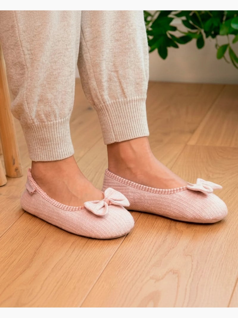 Zapatillas bailarinas malla de nido de abeja, suela de goma mujer Isotoner Rubor - Kiabi