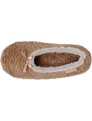 Zapatillas bailarinas microesponja, suela antideslizante mujer isotoner