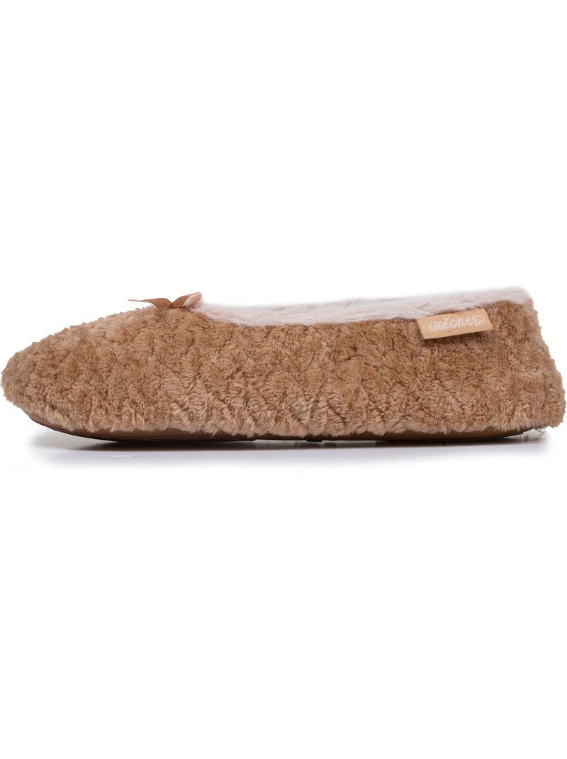 Zapatillas bailarinas microesponja, suela antideslizante mujer isotoner Camel - Kiabi