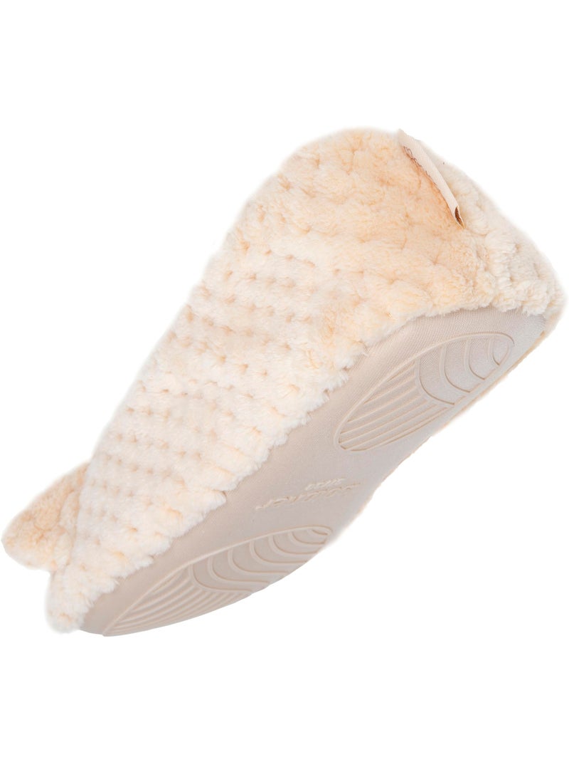 Zapatillas bailarinas microesponja, suela de goma mujer Isotoner Albaricoque - Kiabi