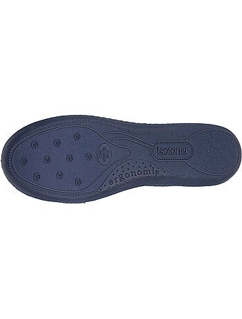 Zapatillas bailarinas microvellón, suela ergonómica, espuma mujer isotoner