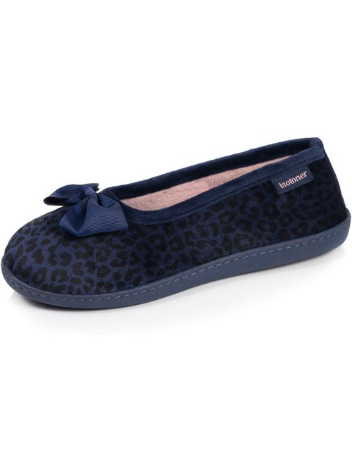 Zapatillas bailarinas microvellón, suela ergonómica, espuma mujer isotoner - Kiabi
