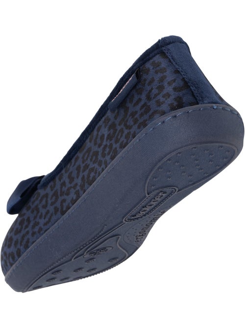 Zapatillas bailarinas microvellón, suela ergonómica, espuma mujer isotoner - Kiabi