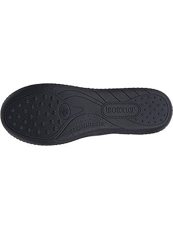 Zapatillas bailarinas microvellón, suela ergonómica, espuma mujer isotoner
