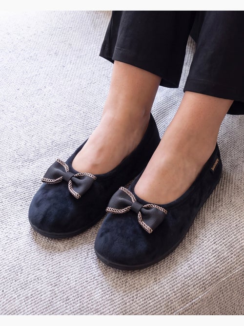 Zapatillas bailarinas microvellón, suela ergonómica, espuma mujer isotoner - Kiabi Zapatillas bailarinas microvellón, suela ergonómica, espuma mujer isotoner - Kiabi