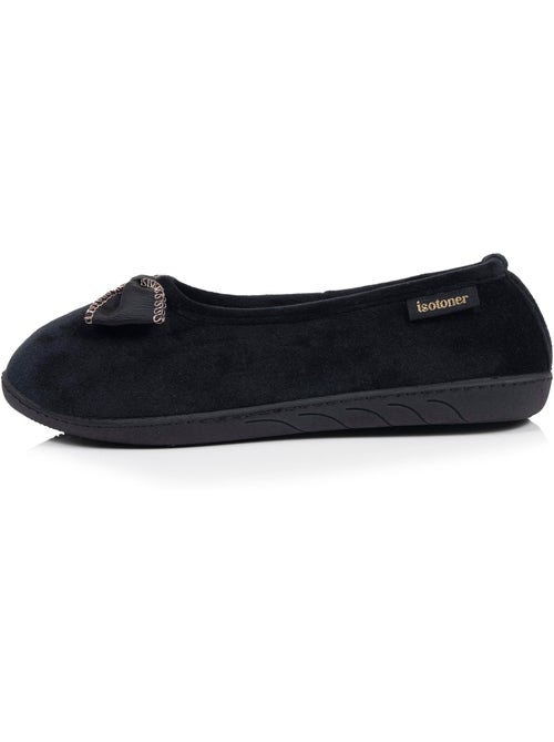 Zapatillas bailarinas microvellón, suela ergonómica, espuma mujer isotoner - Kiabi Zapatillas bailarinas microvellón, suela ergonómica, espuma mujer isotoner - Kiabi