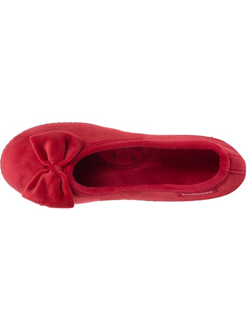 Zapatillas bailarinas microvellón, suela ergonómica, espuma mujer isotoner - Kiabi Zapatillas bailarinas microvellón, suela ergonómica, espuma mujer isotoner - Kiabi