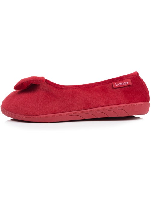 Zapatillas bailarinas microvellón, suela ergonómica, espuma mujer isotoner - Kiabi Zapatillas bailarinas microvellón, suela ergonómica, espuma mujer isotoner - Kiabi