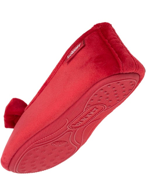 Zapatillas bailarinas microvelour plantilla con memoria de mujer Isotoner - Kiabi