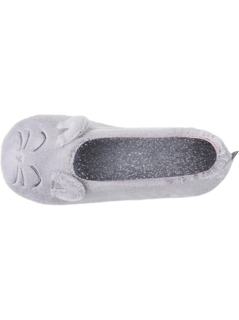 Zapatillas bailarinas  mujer isotoner Gris gris - Kiabi