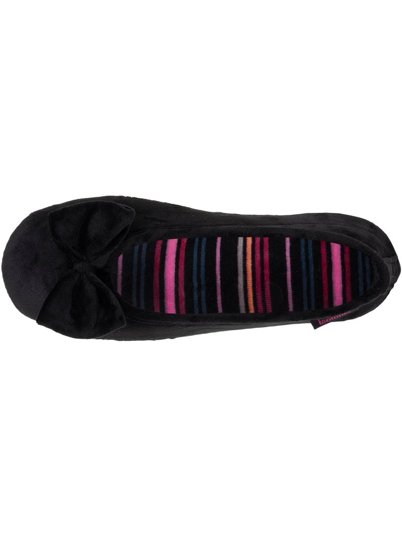 Zapatillas bailarinas  mujer Isotoner Negro - Kiabi