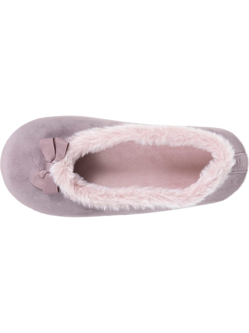 Zapatillas bailarinas  mujer isotoner Taupe - Kiabi
