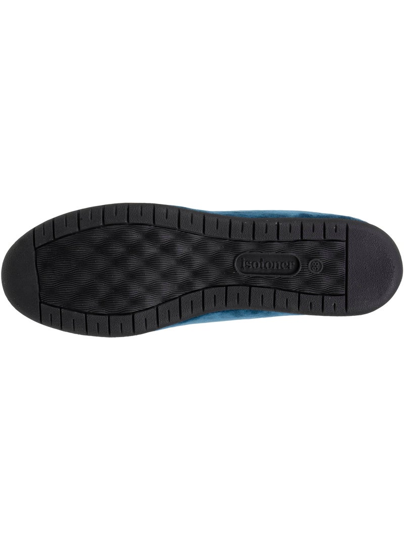 Zapatillas bailarinas , muy cómodas y ligeras, con suela mujer isotoner Azul petróleo - Kiabi