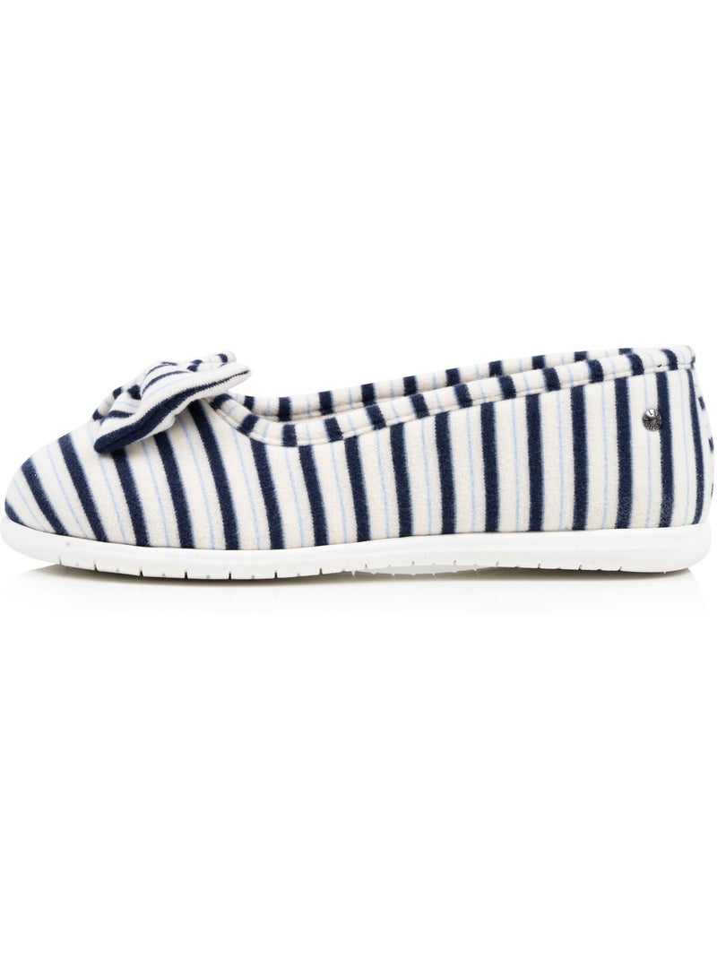 Zapatillas bailarinas , muy cómodas y ligeras, con suela mujer isotoner Blanco Multicolor Azul - Kiabi