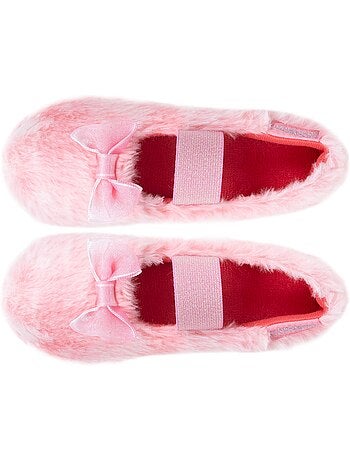 Zapatillas bailarinas piel sintética, ajuste cómodo, fáciles niña Isotoner