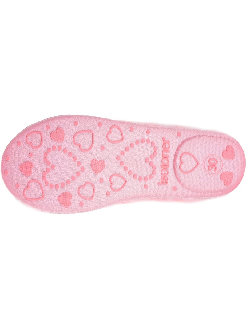 Zapatillas bailarinas piel sintética, ajuste cómodo, fáciles niña Isotoner Rosa - Kiabi
