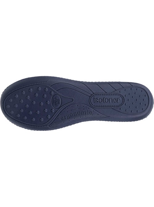 Zapatillas bailarinas plantilla ergonómica microvelour con mujer - Kiabi