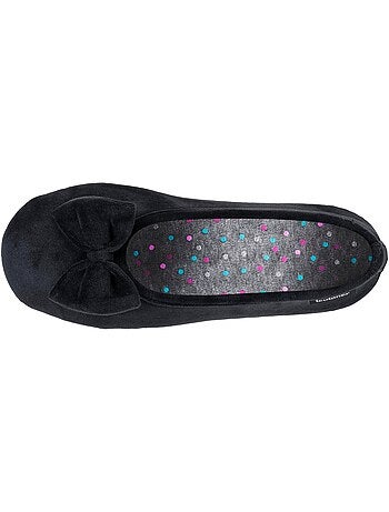 Zapatillas bailarinas suela de terciopelo ultrasuave con mujer Isotoner