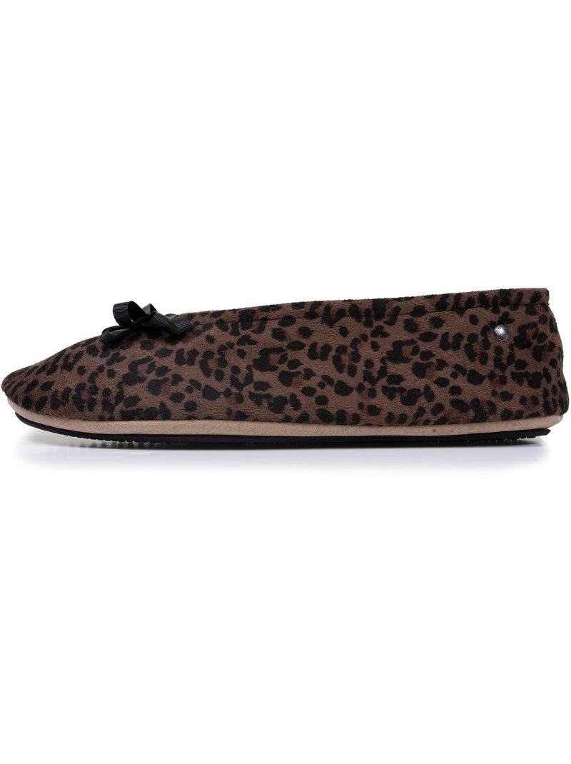 Zapatillas bailarinas plantilla suave y cómoda mujer isotoner Negro Marrón - Kiabi