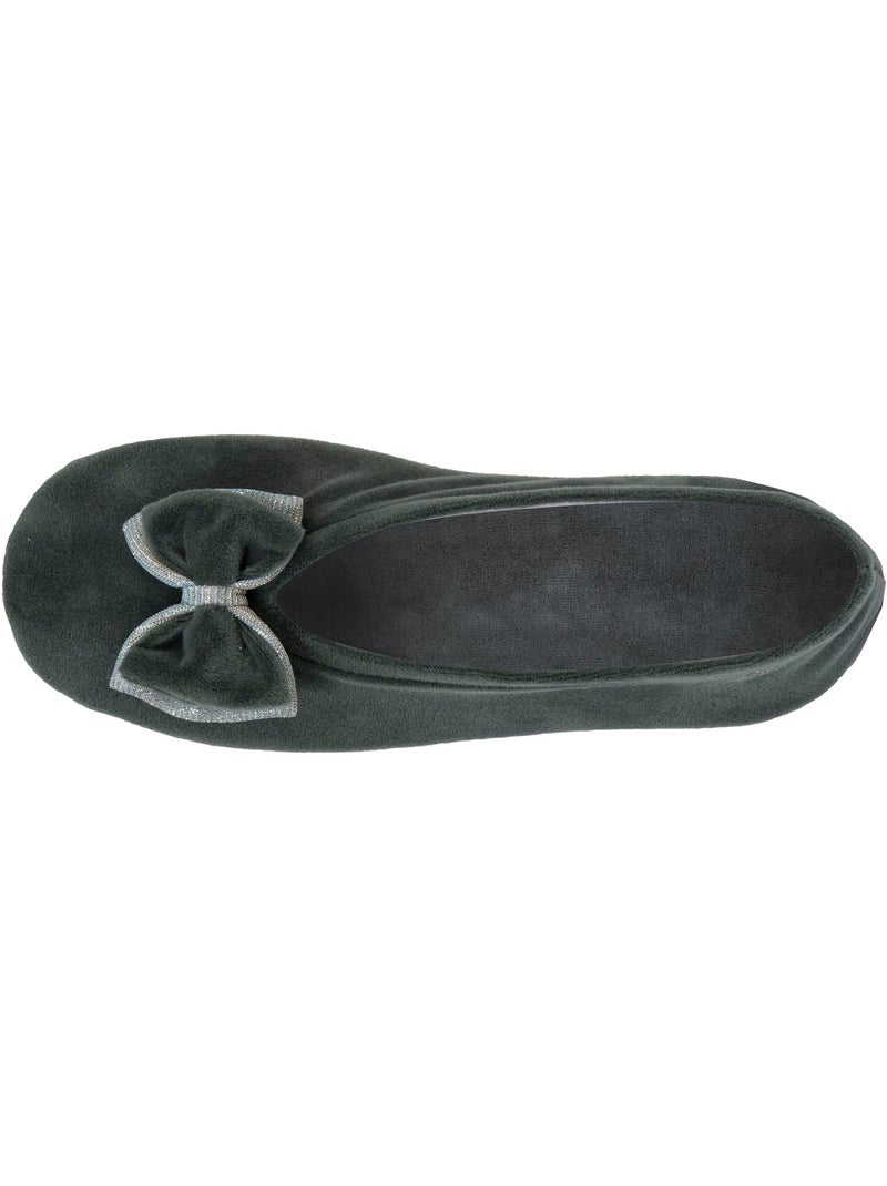 Zapatillas bailarinas plantilla suave y cómoda mujer isotoner Verde claro - Kiabi
