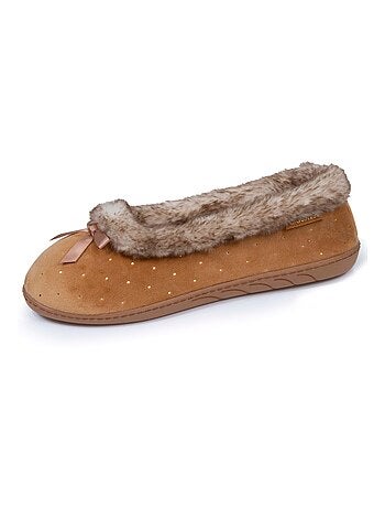 Zapatillas bailarinas plantillas ergonómicas y cómodas, suela mujer Isotoner