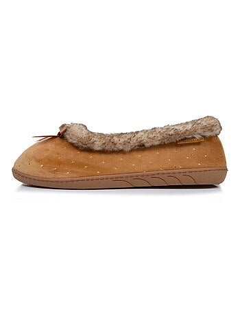 Zapatillas bailarinas plantillas ergonómicas y cómodas, suela mujer Isotoner
