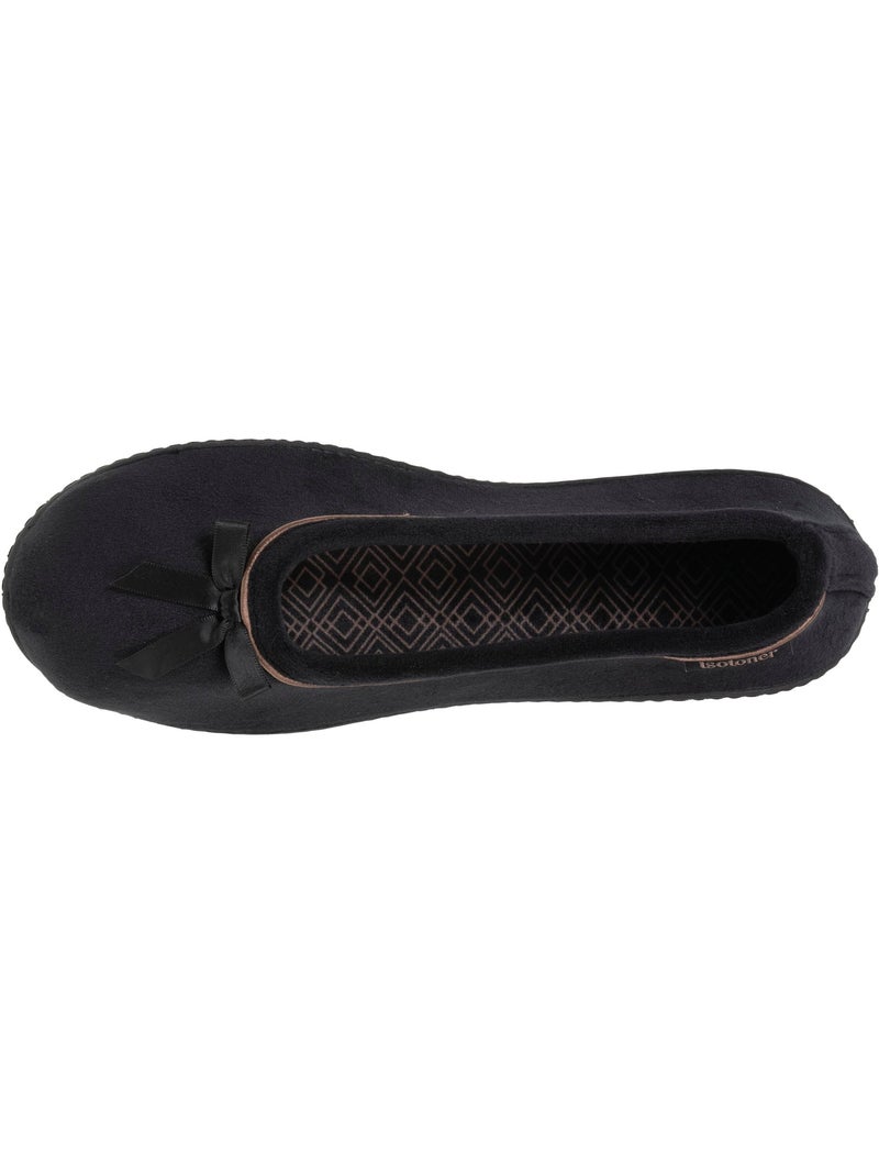 Zapatillas bailarinas plantillas ergonómicas y cómodas, suela mujer isotoner Negro - Kiabi