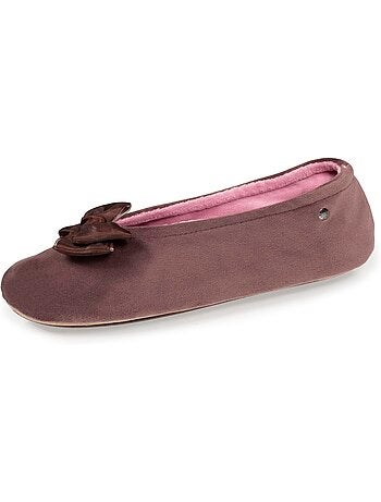 Zapatillas bailarinas precioso detalle de nudo mujer isotoner