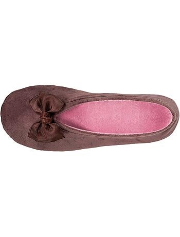 Zapatillas bailarinas precioso detalle de nudo mujer isotoner