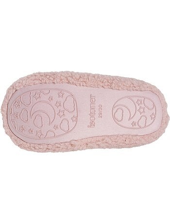 Zapatillas bailarinas sherpa, suela antideslizante niña isotoner