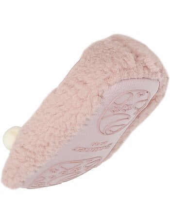 Zapatillas bailarinas sherpa, suela antideslizante niña isotoner